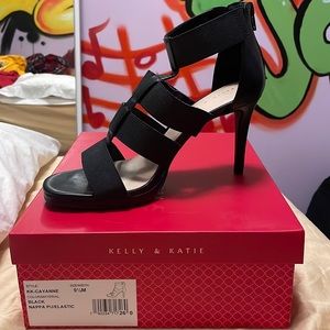 Kelly & Katie Black Heels
